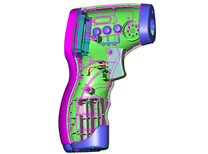 電子體溫槍的模具設計與體溫槍模具注塑 電子體溫槍的模具設計與體溫槍模具注塑